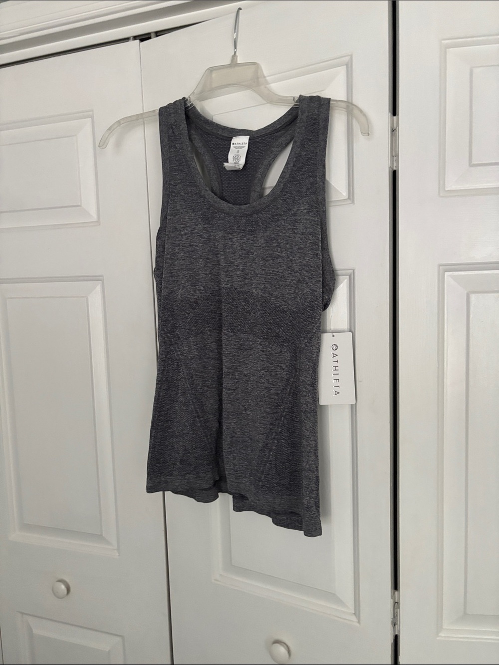 Athleta Dark Gray Racerback Tank Top
